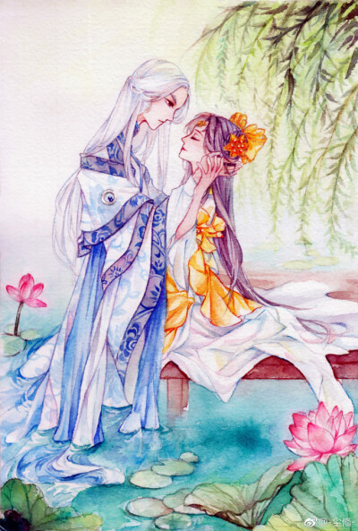 #素风# 明信片的图【一日相思十二时】 ​​​​