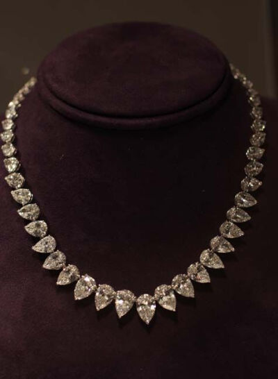 Elizabeth Taylor's Cartier Diamond necklace.