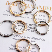 30PCS/lot New Fashion Jewelry Gold/Silver Color Zinc Alloy Jewelry Necklace Pendants Round Circle Charm Pendant