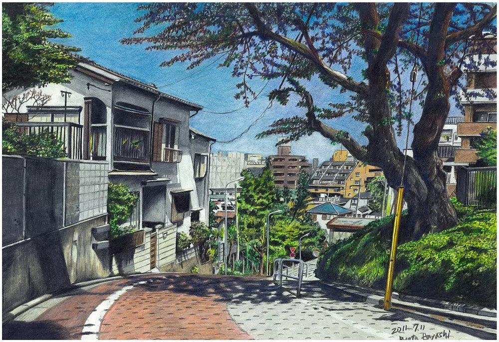 日本插画家Ryota Hayashi彩铅作品…