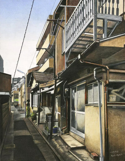 日本插画家Ryota Hayashi彩铅作品…