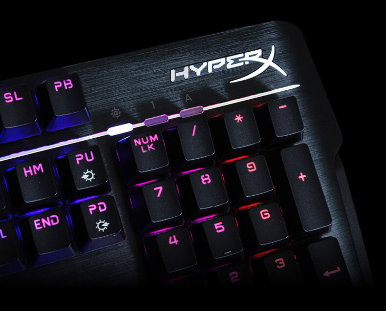 Kingston金士顿 HyperX 火星 Mars RGB 机械键盘，青轴游戏键盘