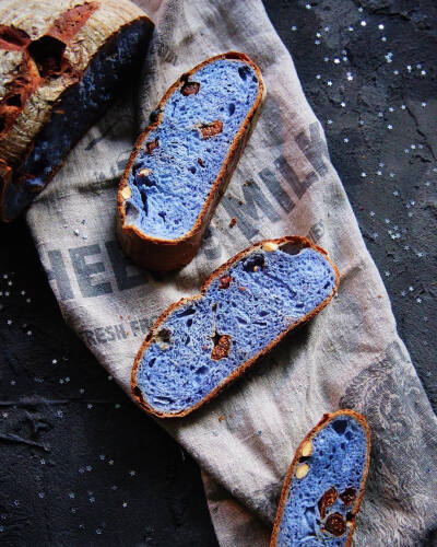 blue whole wheat bread
