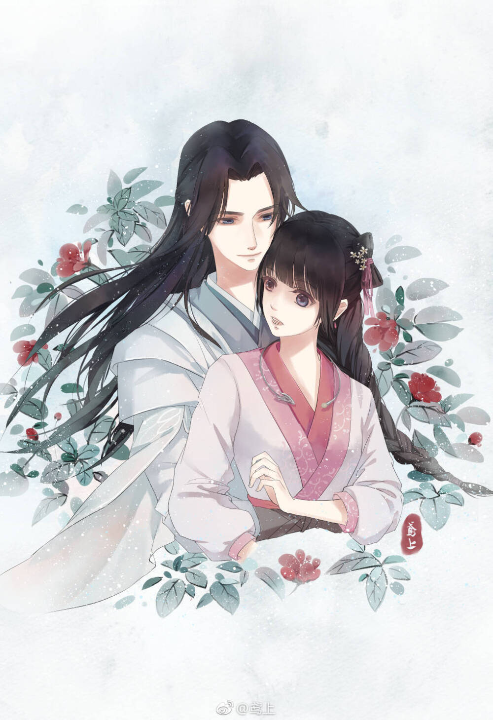 古风动漫《少年锦衣卫》朱延婍(九公主)&段云，云九cp❤古风动漫-云九同人漫画