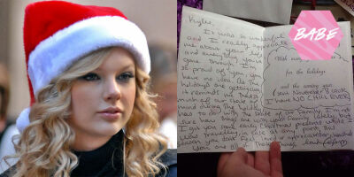 Taylor Swift sends out surprise Christmas presents & handwritten cards to some superlucky fans