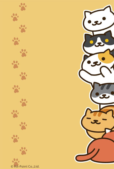 猫咪后院 猫咪收集 壁纸 可爱 日系 软萌