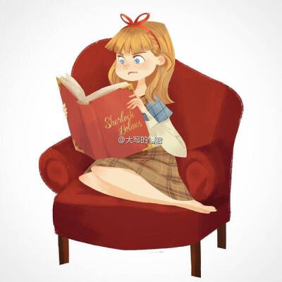 儿童插画，作者：大写的懵君