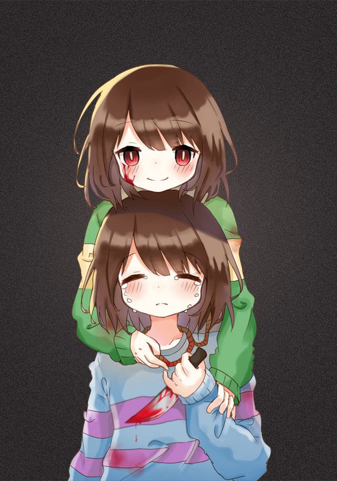 ---undertale
frisk x chara