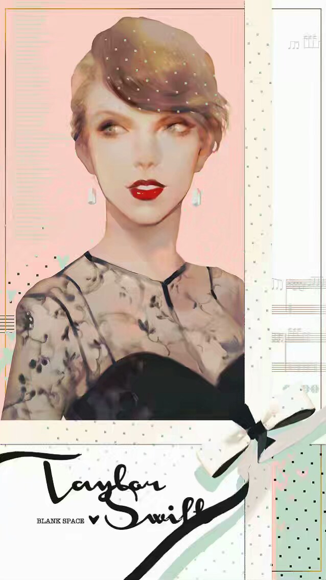 插画 泰勒斯威夫特 taylorswift 同人绘 霉霉 画师@眠狼