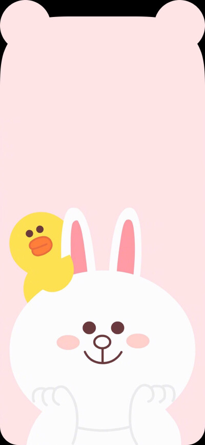 iPhoneX壁纸 抱图请留赞❤ line friends