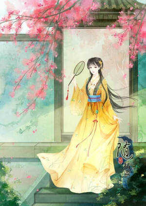 手绘古风青衣女子
画师：养猫画画的随随