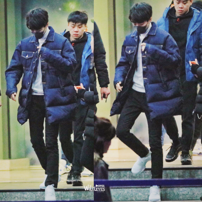 王俊凯 20171214《快乐大本营》录制下班 cr：logo