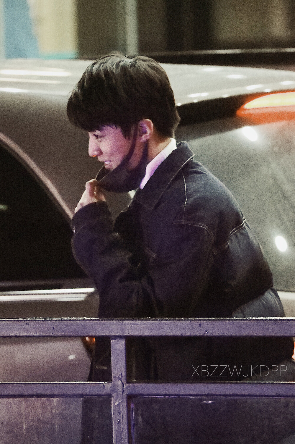 王俊凯 20171214《快乐大本营》录制下班 cr：logo