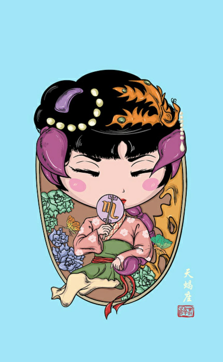 juyng十二星座十二金钗天蝎座薛宝钗