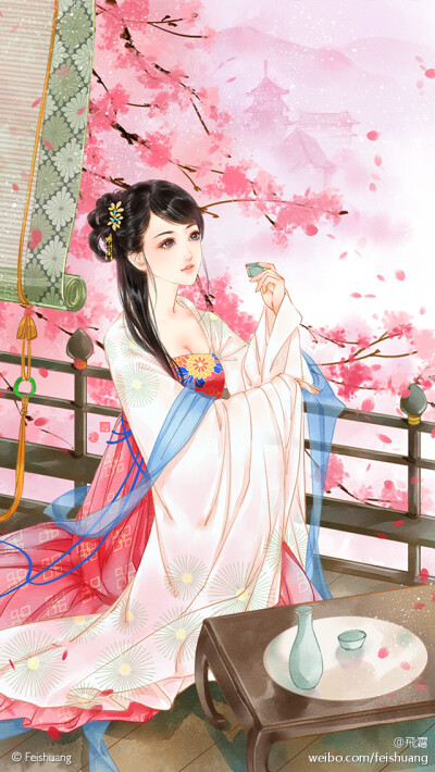 手绘古风女子
画师：飛霜