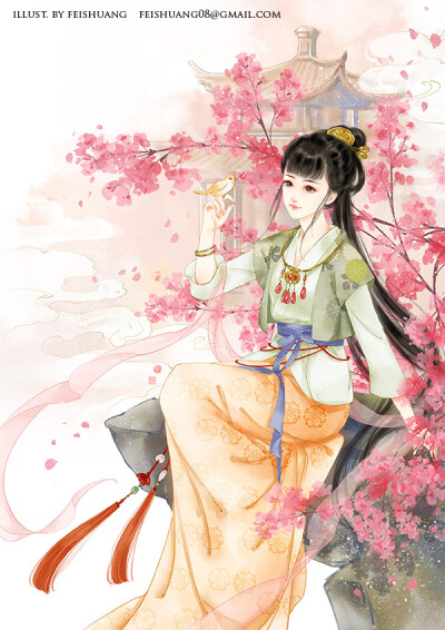 手绘古风女子
画师：飛霜