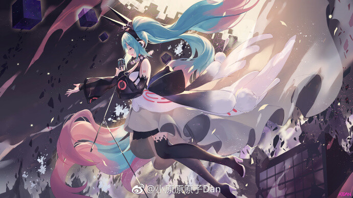 永远的七日之都 初音联动 miku 二次元 唯美 头像 壁纸