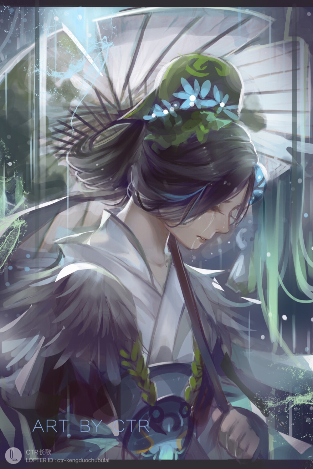 绘师：CTR长歌
雨女