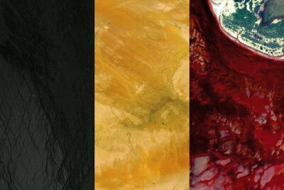 卫星地图——比利时国旗
