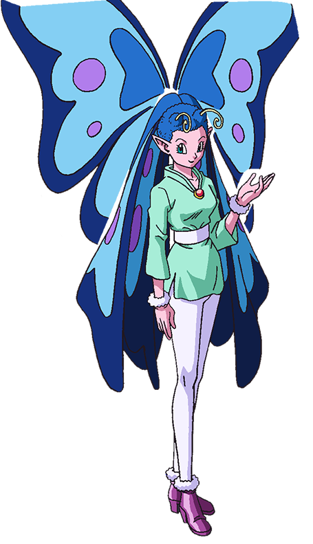 丽丽贝舞，日本动漫《龙珠超》中的虚拟角色。第10宇宙的战士，蝴蝶女的模样，有天然呆的一面。
