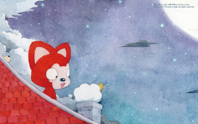 云的家在远方，等你长大了也会去很远的地方，做一朵勇敢的云吗？ 