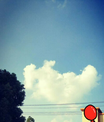 拍个云都是爱你的形状❤