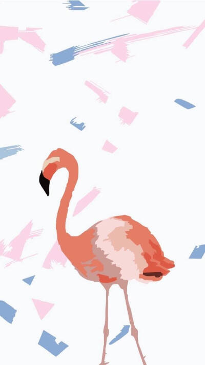 壁纸就是壁纸 火烈鸟