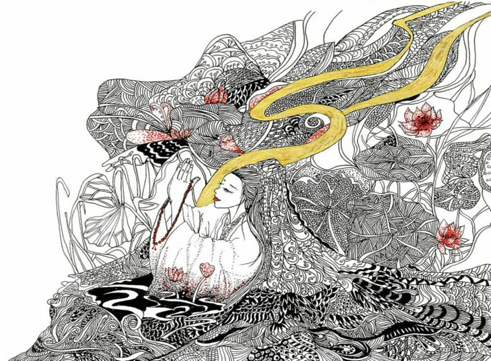 木子李是李木子呀 · 『红楼梦』金陵十二钗人物插画——妙玉