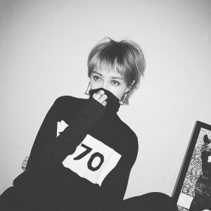 milktina定制款欧美范撞色字母气质高领百搭针织羊毛打底衫毛衣