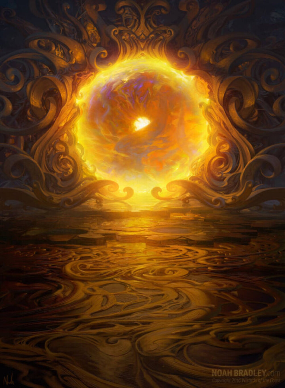 画师 Noah Bradley ​​​