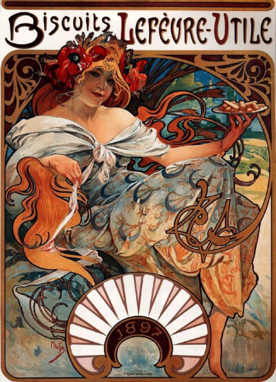 插画艺术家 Alphonse Mucha ​​​