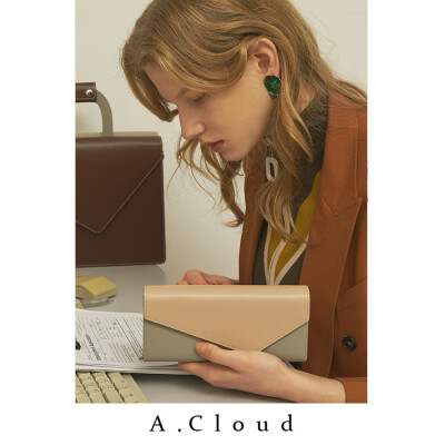 A.Cloud Double Personality Collection 双面撞色长款钱包