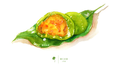 【美食水彩手绘】作者：蒲之未落 