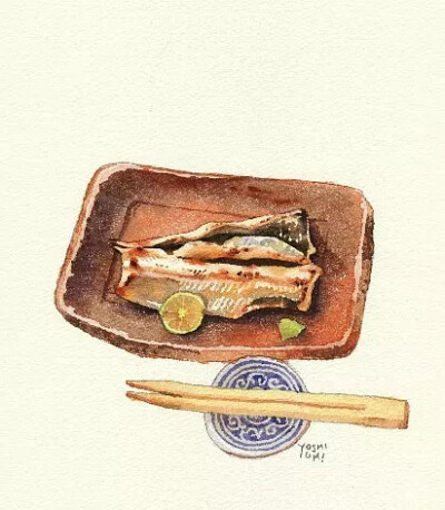 【时光食记】日本插画师：大崎吉之笔下的各种美食系列（三）