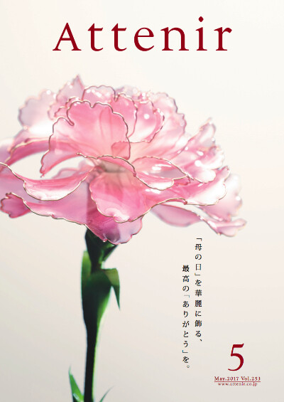日式造花液发簪康乃馨