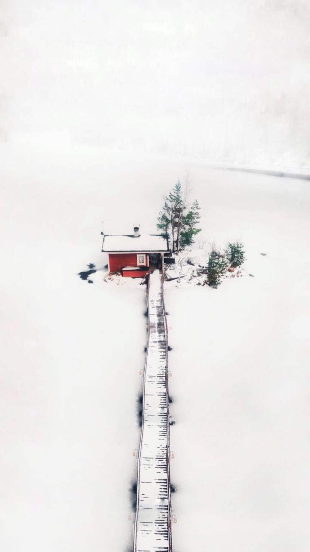 SA家 壁纸 素材 雪 冬天 房屋 干净 白色