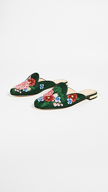 Charlotte Olympia Rose Garden 穆勒浅口便鞋