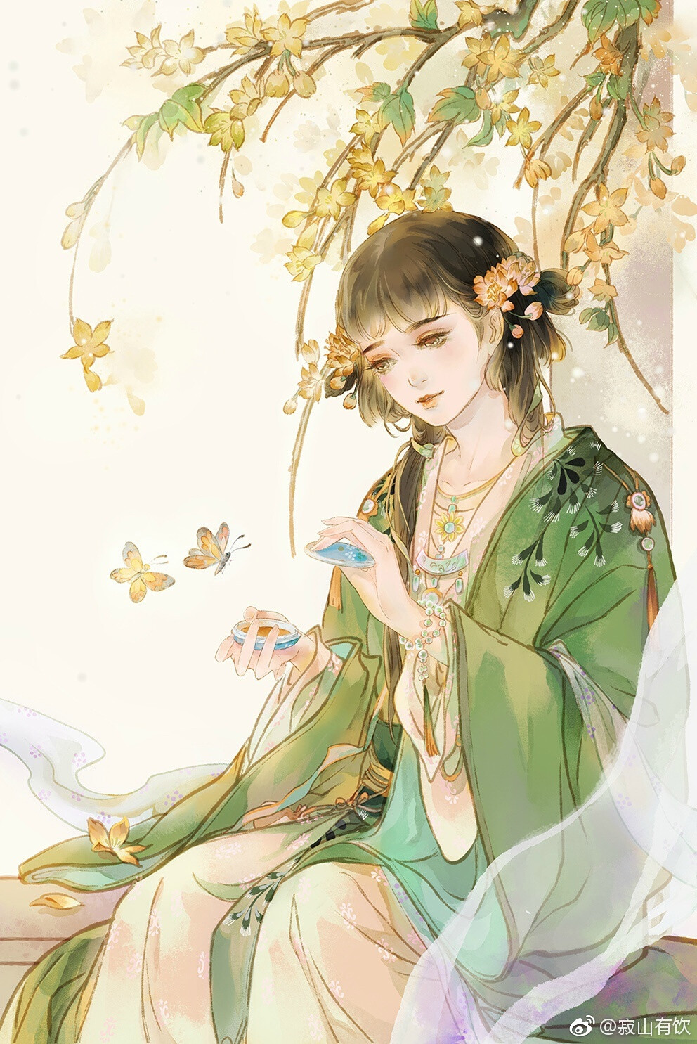 手绘古风女子
画师：寂山有饮