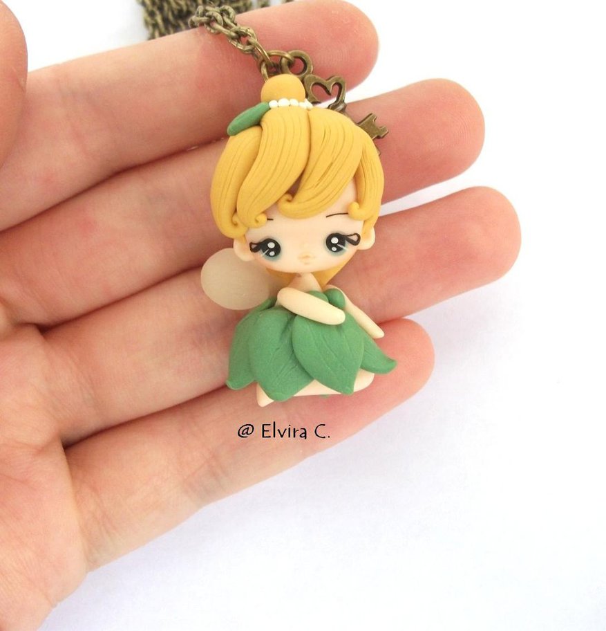 Tinkerbell necklace by elvira-creations