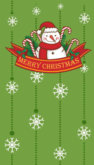 Merry Christmas 圣诞节 装扮 圣诞老人 雪人 麋鹿 雪橇 圣诞树 圣诞礼物 素材 壁纸 平铺 高清∘☃*