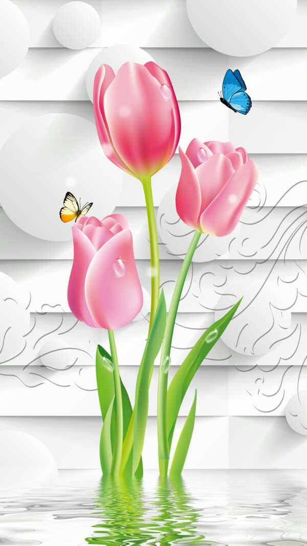 高清壁纸背景图片郁金香