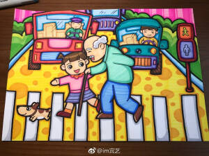 卡通画 儿童画 