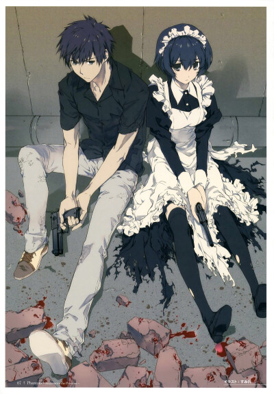 61 《Phantom 〜Requiem for the Phantom〜（幻灵镇魂曲）》男主 Zwei/吾妻玲二、女主 Ein/江涟（アイン/ エレン）