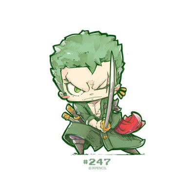 #247.Zoro, Jr Pencil...