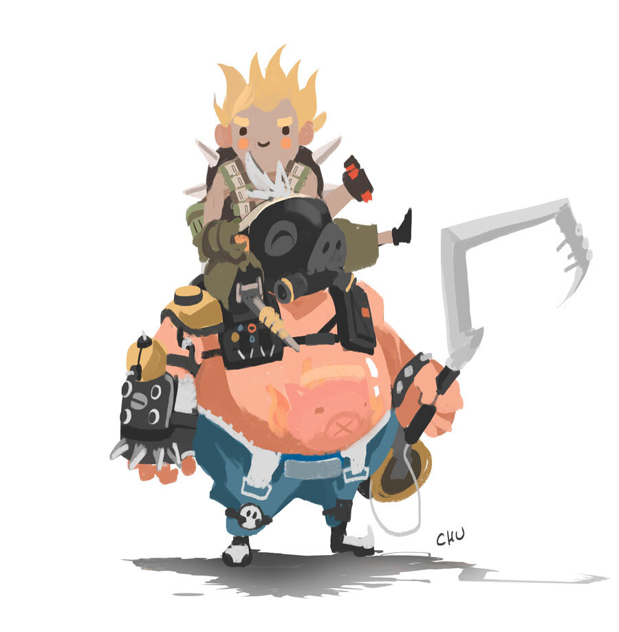 JUNKRAT ROADHOG 狂鼠 路霸