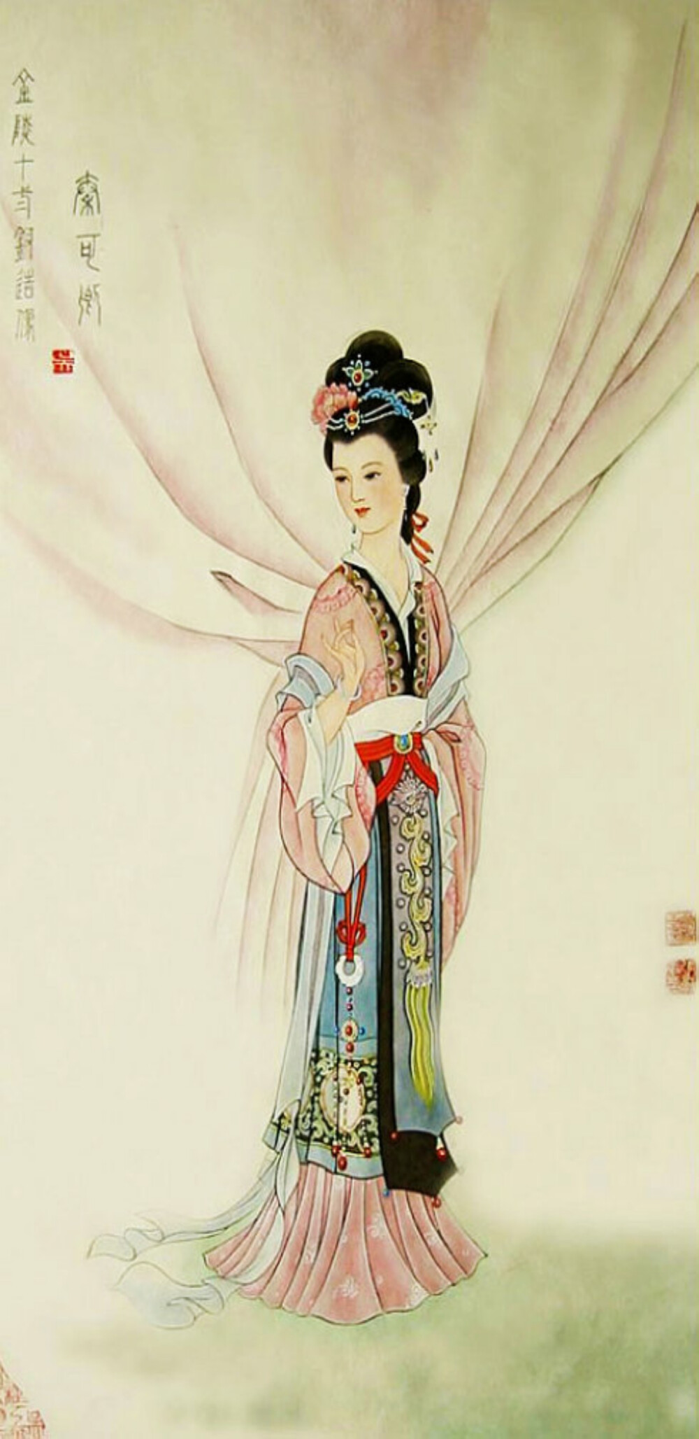 吴良柱金陵十二钗秦可卿