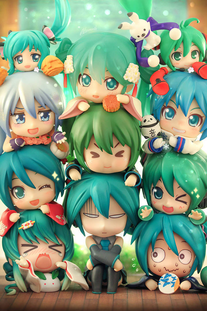 初音未来 来源微博 手办摄影