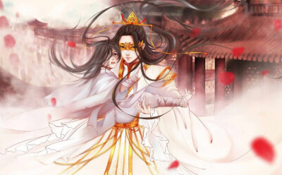 天官赐福 花怜 太子悦神 天降老公 无水印 手机壁纸 