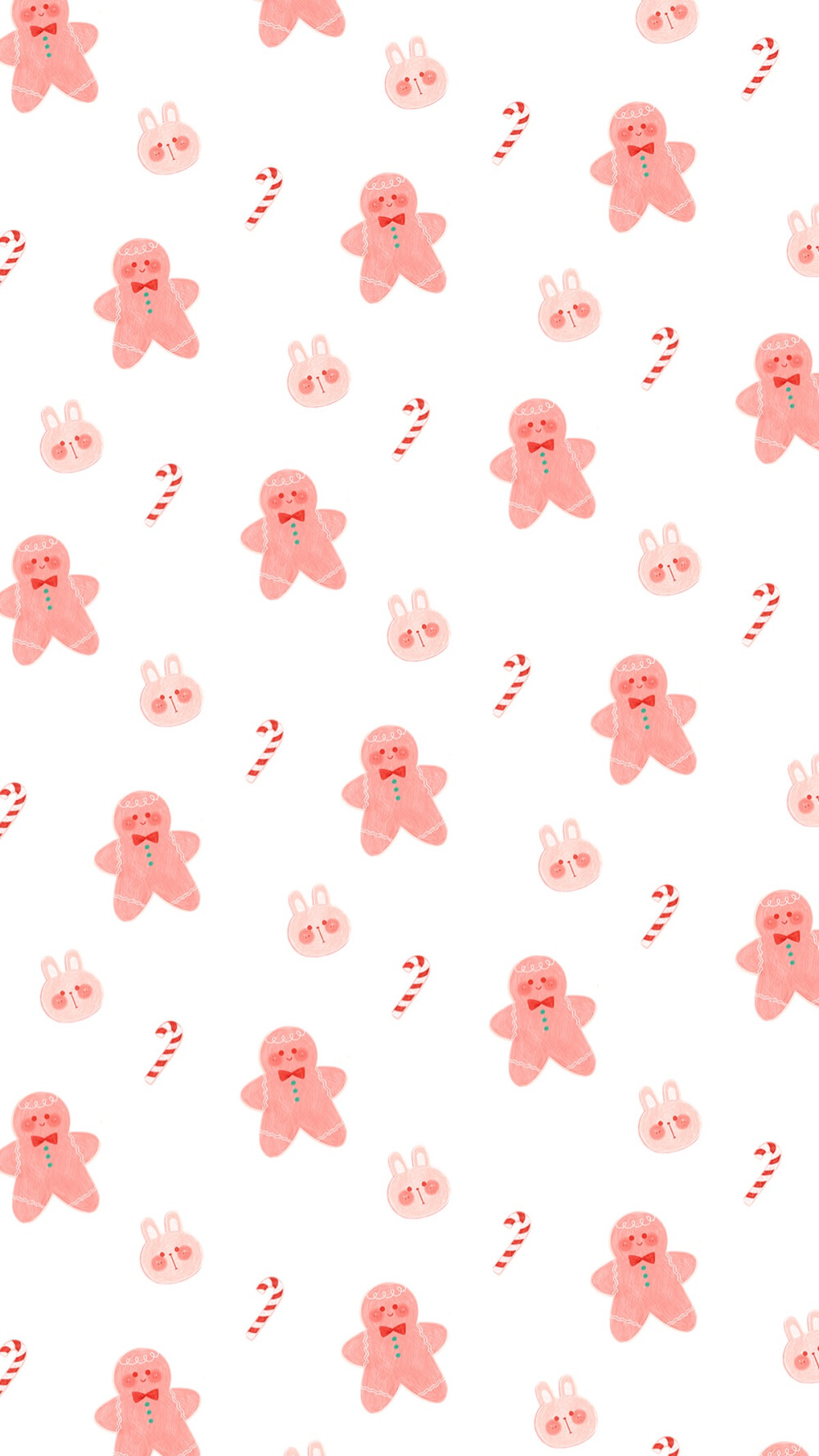 苹果壁纸平铺姜饼人