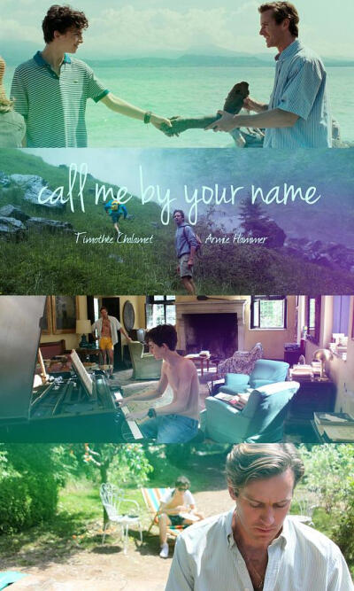 2017万众期待的电影： 请以你的名字呼唤我（call me by your name）2017 平安夜看的，没预期的那么好看，插曲好听！